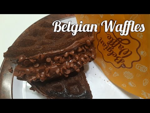 Belgian Waffles Recipe | Easy Homemade Belgian Waffle Recipe | Eggless Crispy Waffle | Waffle recipe