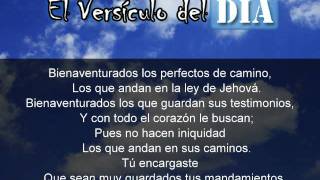 Miniatura del video: El versiculo del dia .com - Salmos 119 v1-4