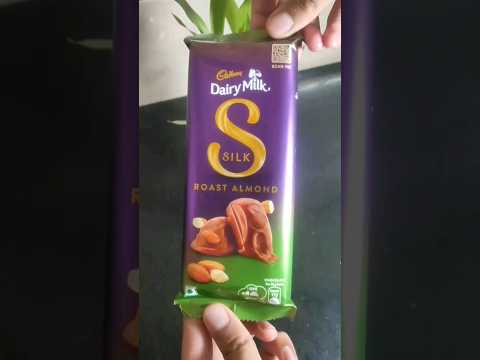 Cadbury Dairy Milk Roast Almond Chocolate 🍫🍫 #shorts #chocolate #silk #dairymilk #cadbury #love