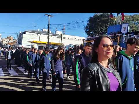 Caminhada cívica 2026 em Julio de Castilhos RS 