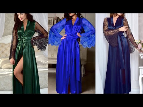 Silk women nightwear sleepwear night gown ideas of 2024