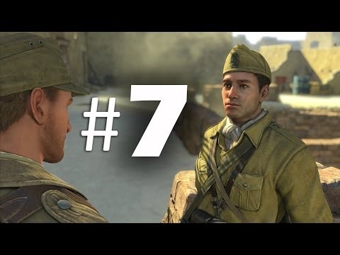 Sniper Elite 3 Part 7 - Testicle Break Dance! - Gameplay Walkthrough PS4