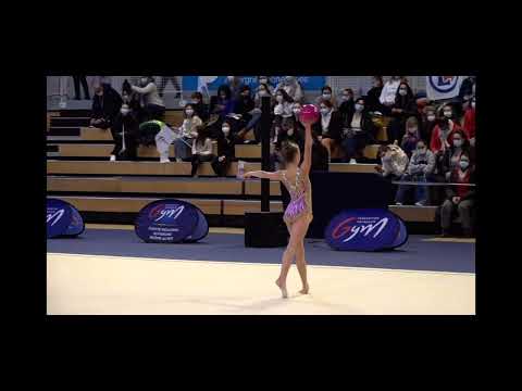 Cassandra Libert ballon. National B 12-13. Championnat de France 2021/22.