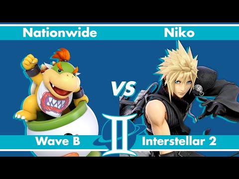 Interstellar 2: Wave B Pools - NationWide (Bowser Jr.) vs Niko (Cloud)