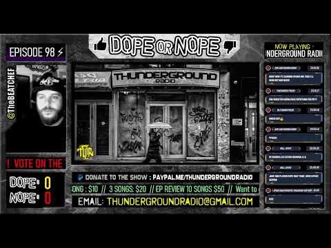 ThunderGround Radio  Ep 98  [Underground Hip-Hop MIX] (1/2)