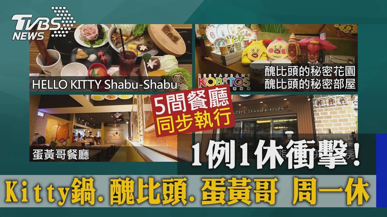 獨家／1例1休衝擊！Kitty鍋、醜比頭、蛋黃哥休假