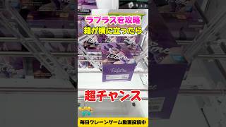 【クレーンゲーム】箱が横に立ったら超チャンス！？ホロライブ ラプラス攻略！