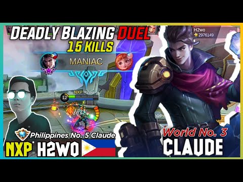 🇵🇭Philippines No. 5 Claude | H2WO Deadly Blazing Duel - 🌐 World No. 3 Claude