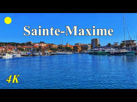 SAINTE-MAXIME🌞Gulf of Saint-Tropez - French Riviera [4K]