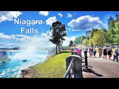 NIAGARA FALLS Canada 2025 - Walking Tour from Niagara City to Niagara Falls | 4K