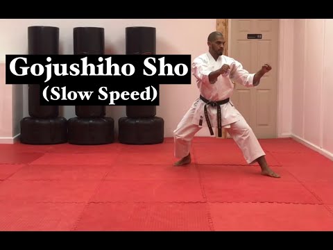 Gojushiho Sho (Slow Speed)- Shotokan Kata by Brandon Abdullah