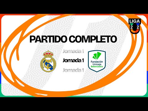 Real Madrid vs Unicaja | Partido completo de baloncesto | Liga U 2025-26 | JORNADA 1