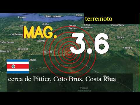 😱🚨  Terremoto cerca de Pittier, Coto Brus, Costa Rica actualizaciones en vivo hoy: Terremoto de magn