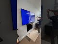 Samsung 85 QN85QN90B 4K HDR TV Peeling The Film Home Theater ASMR
