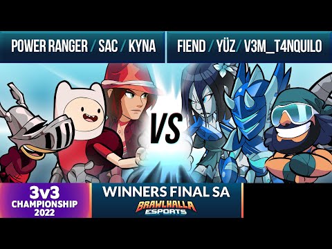 Power Ranger, SAC, & Kyna vs Fiend, Yüz, & V3m T4nquilo - Winners Final  3v3 Championship 2022