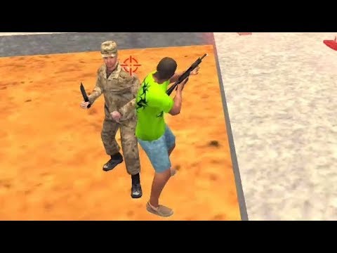 Vegas Crime Simulator - (Army Base Mission) - Kill every Army Man & Police - Crime City