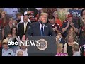 Trump mocks Kavanaugh accuser at raucous rally