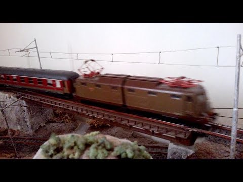 E636 con Exp. 855 (Roma)-Catania-Agrigento - 1994 [Fermodellismo scala H0]