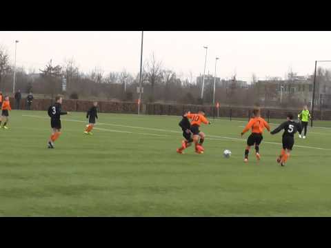 14 maart 2015 DESTO D1G - VV De Meern D3 com 4-3 Doelpunt Angelo (2-3)