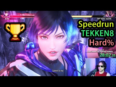 TEKKEN 8 Speedrun World Record 🏆 Story Mode Hard% 1:20:49.58 WR New Patch Ver. 2.00.02