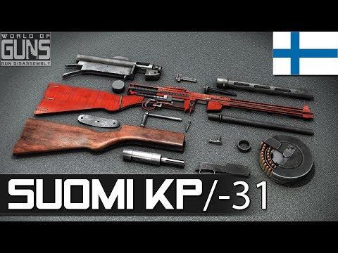 How Suomi submachine gun works!