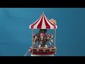 Lemax Battery Operated Christmas Cheer Carousel Festive Décor (25.6 x 16 x 16 cm)