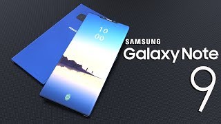 Samsung Galaxy Note 9 Concept Introduction, Specifications with 95% screen to body ratio