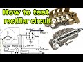 How to check rectifier circuit using test light / what is rectifier of an alternator @Regulator #new