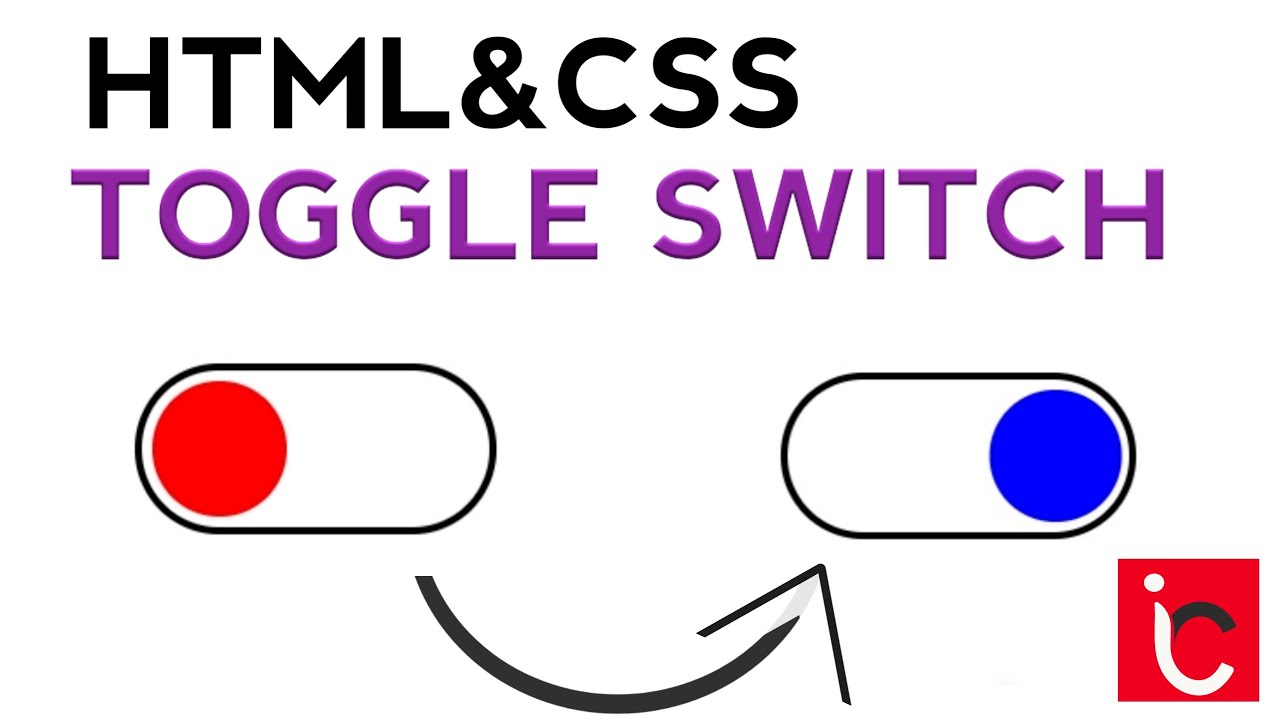 CSS Toggle Switch | On Off Button Design Using HTML And CSS | 4 Minutes indicoderz