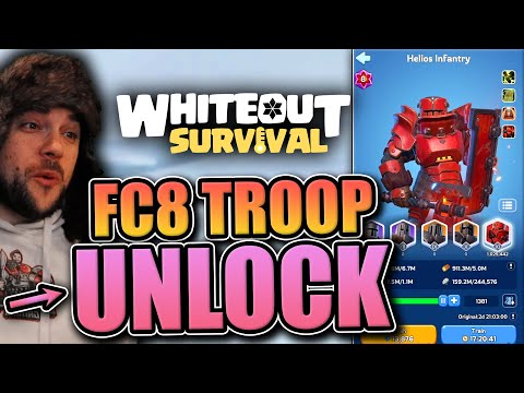 Rushing FC8 Troop Unlock [RFC explained; SvS Prep Day 1] Whiteout Survival