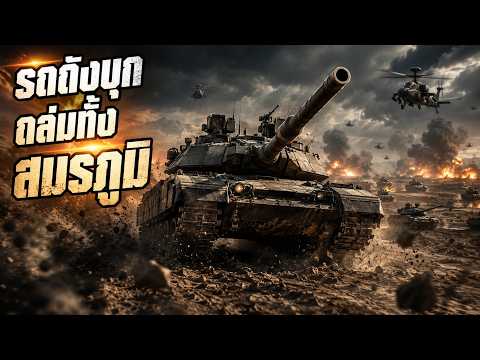 【พากย์ไทย】รถถังบดศพทั้งสนามรบ พื้นที่ทั้งหมดย่อยยับ!