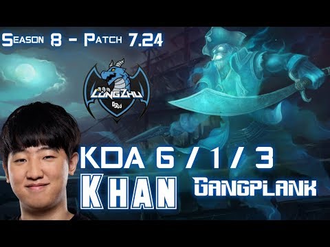 LZ Khan GANGPLANK vs CAMILLE Top - Patch 7.24 KR Ranked