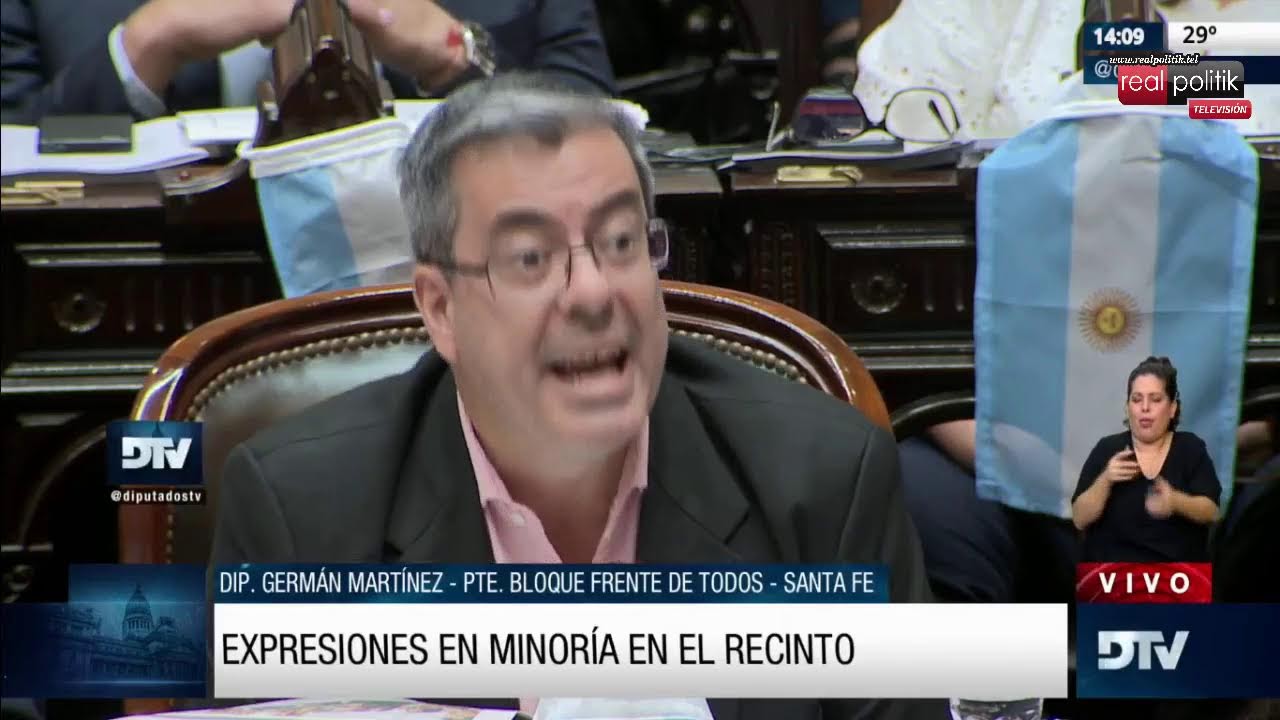 German Martínez, sobre la falta de quórum: “Impiden que argentinos y argentinas amplíen derechos”