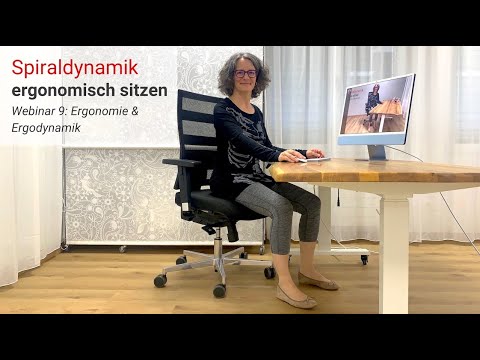 Webinar 9 | aktiv Sitzen | ergonomisch sitzen, Ergonomie & Ergodynamik