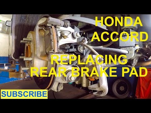 2018 Honda Accord How to replace rear brake pads
