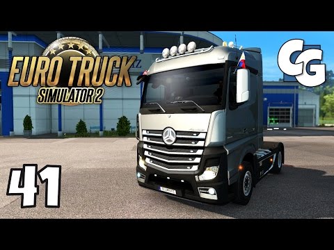 Euro Truck Simulator 2 - Ep. 41 - New Actros Plastic Parts! - ETS2 ProMods 2.1 Gameplay