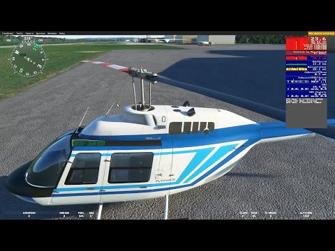 NEW - Flyinside Bell 206 for MSFS 2020 - First Flight (Rotor Textures Are NOT missing)