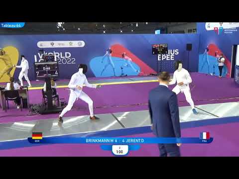 Sirius Epee 2022, ME Ind T64 Brinkmann GER - Jerent FRA