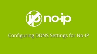 Configuring DDNS Settings with Your No-IP Account
