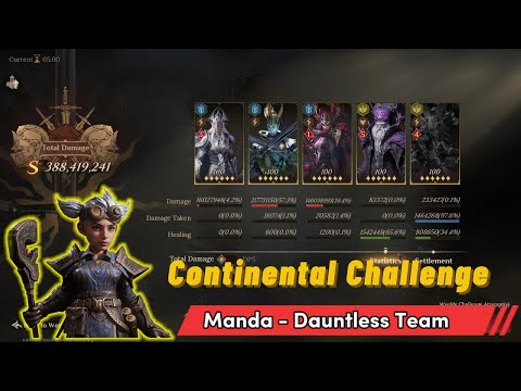Dauntless Team vs Manda | Continental Challenge Season 3 | Dragonheir: Silent Gods