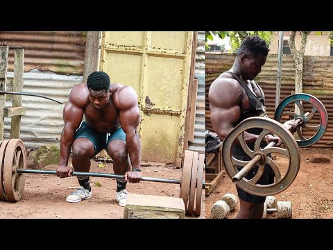 N.o Gym No Protein Powder But This African Bodybuilder Looks Jacked - Samuel Kulbila | Gym Devoted