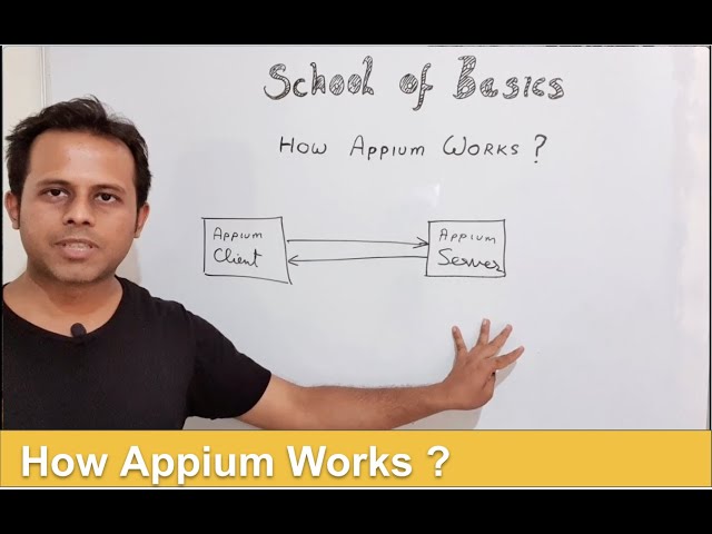 הגיית וידאו של Appium בשנת אנגלית