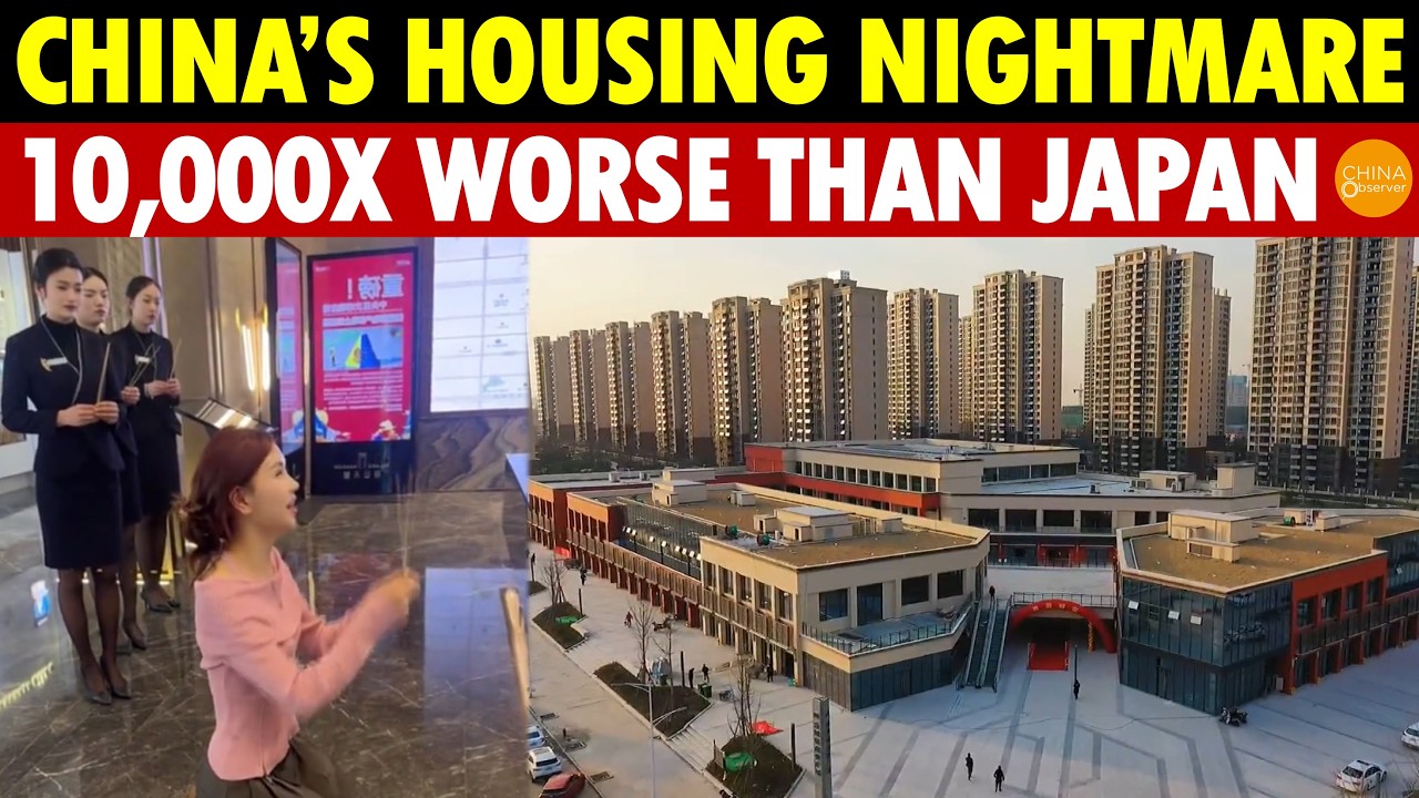 China’s Housing Nightmare: 10,000x Worse Than Japan! Hangzhou ¥20K to ¥2K/m², Sales Agent in Tears
