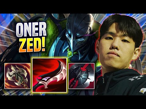 ONER SHOWTIME WITH ZED! - T1 Oner Plays Zed JUNGLE vs Nidalee! | Preseason 2023