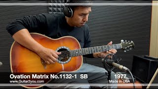 Video thumbnail for Ovation Matrix No.1132-1. SB ( USA 1977 ) by top acoustic