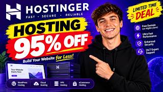Hostinger Coupon Code 2026 🔥 Save Up to 95% + Free Domain