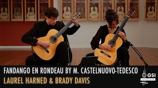 Laurel Harned & Brady Davis play M. Castelnuovo-Tedesco's "Fandango En Rondeau" on Sakurai guitars
