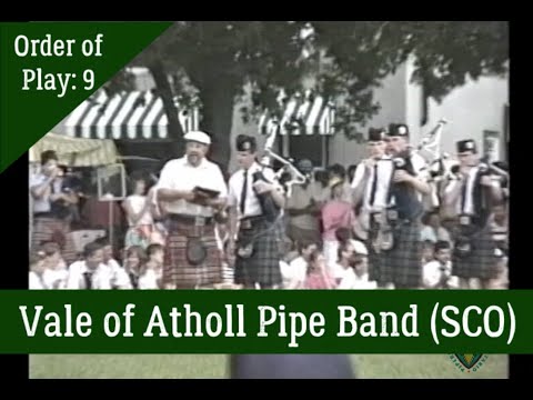 Vale of Atholl Pipe Band - 1988 Maxville Grade One Medley | North American Pipe Band Championships