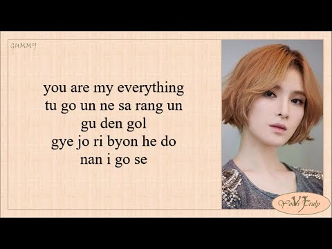Gummy - You Are My Everything (Descendants of the Sun OST Pt.4) Easy Lyrics