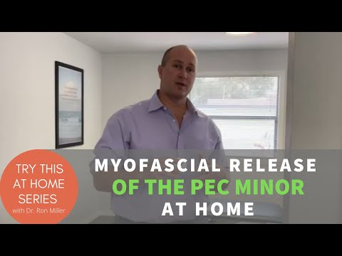 Self Pec Minor Myofascial Release With Lacrosse Ball